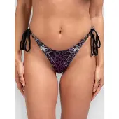 Affliction Medallion Bikini Bottom purple Storlek M