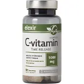 Elexir Pharma C-vitamin 1000 mg Time release 60 tabletter