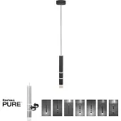 Paul Neuhaus Taklampa , Vega, Svart, Vardagsrum, Metall, Modern