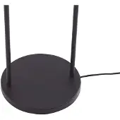 LINDBY Golvlampa Tsomo , Svart, Vardagsrum / matsal, Textil / tyger / siden, Skandinavisk, Golvlampa