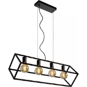 Lucide Hänglampa Fabian, dimbar, Svart, Vardagsrum / matsal, Metall, Modern, Pendellampa