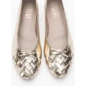 Forever & Always Nopos Läder Cap Toe Ballerina