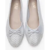 Forever & Always Copos Läder Rosett Tå Ballerina
