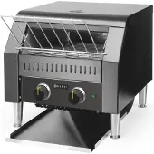 Hendi Dubbel genomgångsbrödrost för två skivor 230V 2240W svart