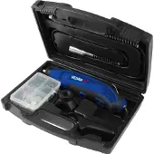 Dedra Slipmaskin minislipmaskin 170 W - sats med tillbehör 44 delar, väska