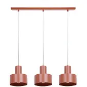 Sigma Hänglampa Rif 3 , dimbar, Röd, Vardagsrum / matsal, Metall, Modern, Pendellampa