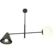 Emibig Taklampa Hermes LIGHTING, dimbar, Svart, Vardagsrum / matsal, Metall, Modern, Taklampa