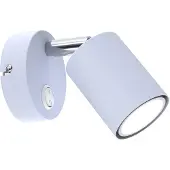 Luminex Spotlight till vägg Fun, ljusblå, 14 cm hög, justerbar, GU10 Fun , Blå, Vardagsrum / matsal, Metall, Modern, Halogen spots