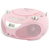 Champion Boombox CD/Radio/MP3/USB Rosa