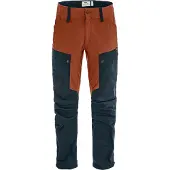 Fjällräven - Vandringskläder - Keb Trousers M Dark Navy Autumn Leaf för UnisexBomull - Storlek S/M - Marinblå