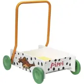 Pippi Långstrump Pippi Lära Gå Vagn Prickig