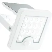 Brilliant Luton G40420/05 Solcells-utomhusväggbelysning med rörelsedetektor LED LED fast installerad 4 W Vit