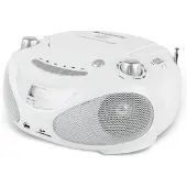 Champion Champion: Boombox CD/Radio/MP3/USB White