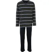 Ceceba Pyjamas lång marinblå / khaki / vit