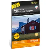 Kungsleden: saltol-kvikkjokk tyvek vandringskarta, utanför Finland