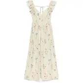 Vero Moda Sommarklänning 'VMJOSIE' beige / ljusblå / grön / orange