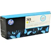 HP 745 (F9K02A) gul bläckpatron hög kapacitet (original)