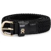 Tommy Hilfiger Essential TH Monogram Braided Elastic Belt