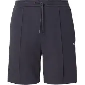 BOSS Cotton-blend shorts with piped trims