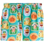 Next Badshorts aqua / grön / orange / mörkröd