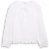 Tom Tailor Blus vit
