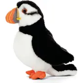 Living Nature Gosedjur - 19x10 cm - Puffin - Vit/Svart - - One Size - Gosedjur