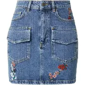 Desigual Kjol 'FAL_CARRY' blå denim