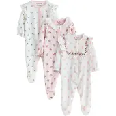 Next Pyjamas 'Cath Kidston' grön / rosa / röd / vit