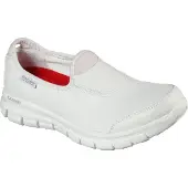 SKECHERS Damernas Sure Track Halkfria Slip On Arbets Säkerhetsskor