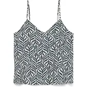 Vero Moda Topp 'VMJosie' marinblå / vit