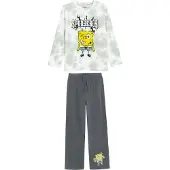 Cool Club Pyjamas 'SPONGEBOB' gul / grå / ljusgrå