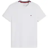 Tommy Hilfiger T-shirt 'Signature Tape Collar' vit