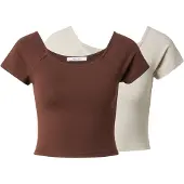 About You T-shirt 'Jale' kitt / choklad