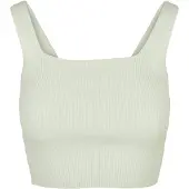Urban Classics Broderad topp mint