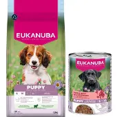 Eukanuba Puppy Small Medium hundfoder med lamm & ris