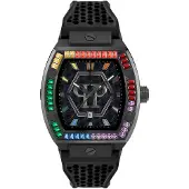 Philipp Plein PWPUA0324 The Hexagon Phantom Herrklocka 44mm svart
