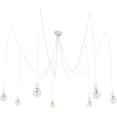 Nowodvorski Lighting Hänglampa Spider Nowodvorski Lighting, dimbar, Vitt / opal, Vardagsrum / matsal, Metall, Pendellampa