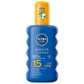 Nivea SPF 15 Protect & Moisture Medium Skydd Sollotion - 200 ml