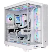 Thermaltake View 380 XL TG ARGB Snow White Midi-Tower Datorchassi Snövit