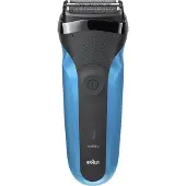 Braun Series 3 310s, Folierakapparat, Svart, Blå, 2 SensoFoil, LED, Batteri, Nickel-metallhydrid (NiMH)