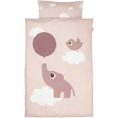 Done by Deer sängkläder - 100% bomull - Babybäddset 70x100 cm - Elphee - Kudde