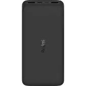 Xiaomi Redmi - Power bank - 20000 mAh - 74 Wh - 18 watt - 3.6 A - Fast Charge - 2 utdatakontakter (USB) - svart