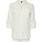 Vero Moda Blus 'VMBUMPY' guld / vit
