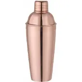 Hendi Cobbler Shaker 3-delad 0,75 l Rostfritt Stål Kopparlook