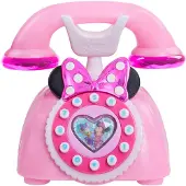 Just Play Minnie Mus Traditionell Telefon Med Nummerskiva