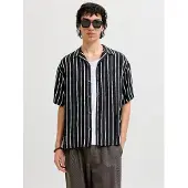 Jack & Jones Skjorta 'JJEJeff' svart / vit