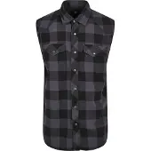 Brandit Checkshirt ärmlös skjorta