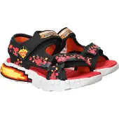 SKECHERS Öppna skor 'MEGA SPLASH' gul / orange / röd / svart