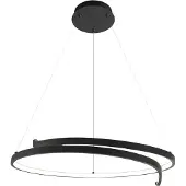 Milagro Lighting Pendellampa Lorenzo , Svart, Vardagsrum / matsal, Metall, Modern