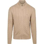 Tommy Hilfiger Tommy Hifiger Väst Zip Cabe Beige Storek